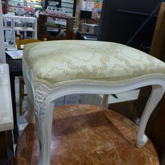 アンティーク調 猫脚 スツール ロココ調 【モノ市場東海店】20の画像