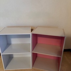 カラーボックス2つセット