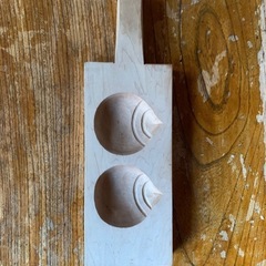 型抜き　木　和菓子　レトロ