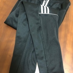 adidas ブラック ピステパンツ 3本ラインの画像