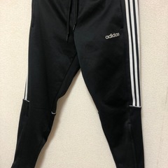adidas ブラック ピステパンツ 3本ライン