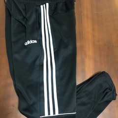 adidas ブラック ピステパンツ 3本ラインの画像