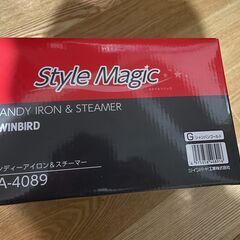 ハンディーアイロン&スチーマー STYLE MAGIC (2021年購入, 未開封, 楽天価格16,500円)の画像