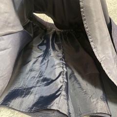 紺色フレアスカートMサイズの画像