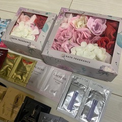\  物物交換可能  /【未使用・美容セット】26点　美容液、クレンジング、メイクアップベース、日焼け止め、バスフレグランスなどの画像