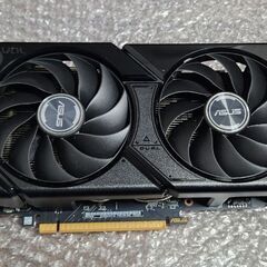 【新品同様・領収書付】グラフィックボード AMD RADEON RX7600 8GB ASUS DUALの画像