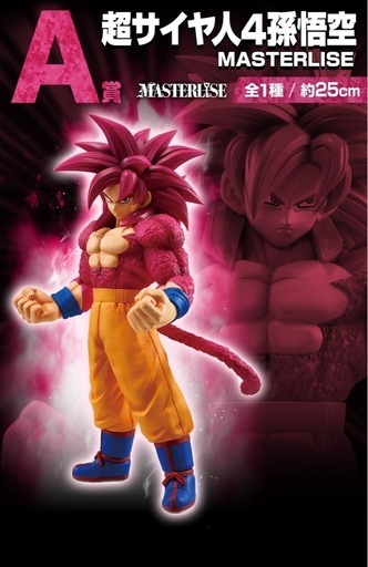 ドラゴンボールダイマ一番くじA賞超サイヤ人4孫悟空 (フィギュア