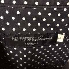 チャオパニック ドット柄シャツ　メンズの画像