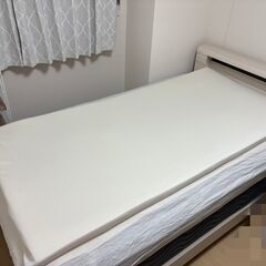 ニトリ 低反発マットレストッパー シングルの画像