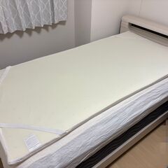 ニトリ 低反発マットレストッパー シングルの画像