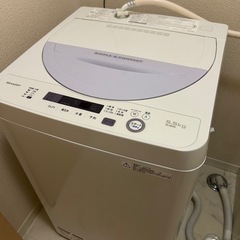 SHARP全自動洗濯機5.5kg(2017年製)
