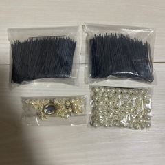 \  物物交換可能  /【パールビーズ】ハンドメイド　パーツ　約...