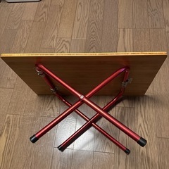 チャムス　バンブーテーブル&ハードケースの画像