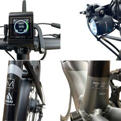 【走行距離1010km】BESV/ベスビー 電動アシスト クロスバイク JF1 Mサイズ YTRT08 2023年購入 神奈川県横須賀市の画像