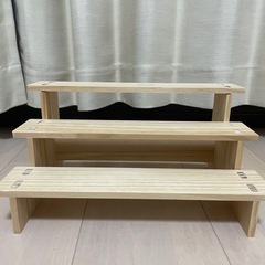 木製階段ディスプレイ