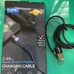 ほぼ未使用　充電器 タイプB USB co117 topk チャージングケーブル 