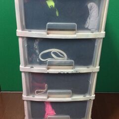 【無料】プラスチックケース（5段引き出しつき）