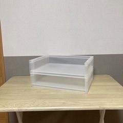 2個セット 無印良品 ポリプロピレン　収納ラック　小
