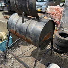 BBQコンロ ドラム缶コンロ ドラム缶の画像