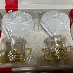昭和レトロ　ベストセレクション　スワン　ゴールド　カップ　ソーサーの画像
