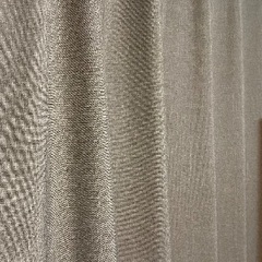 【美品】【ニトリ 遮光カーテン】おしゃれなモカグレー 178×100 2枚組の画像