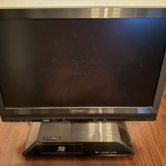 三菱製Blu-rayプレイヤー内蔵22型液晶カラーテレビ