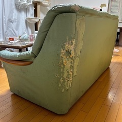 本革3人掛けソファ　の画像