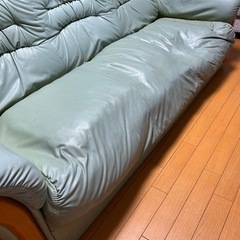 本革3人掛けソファ　の画像