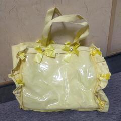 ザッカマート痛バッグ　フリルリボン付き　トートバッグ