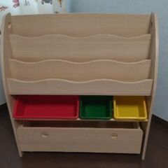 小物入れ付き本棚