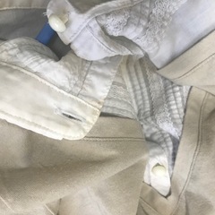 コムサイズム　長袖襟付きシャツトップスの画像