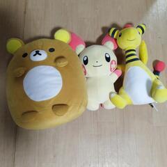 リラックマ　プラスル　デンリュウ　ぬいぐるみ　ポケモン　バンダイ...