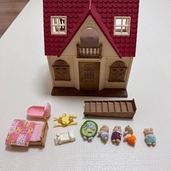 シルバニアファミリー　赤い屋根のお家　