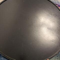 【値下げ！】IKEAボルゲビーテーブル黒70センチの画像