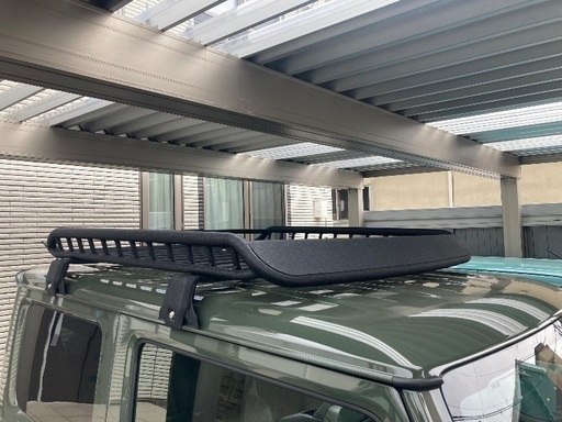 決まりました　jb64 jb74 ショウワガレージルーフラック　カーゴネット　ラチェット付き