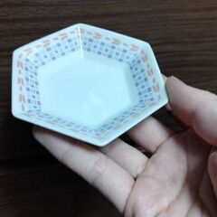 六角形ミニ小皿　ミニプレート　食器