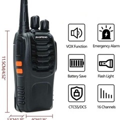 BAOFENG BF-888S トランシーバー 2台セットの画像