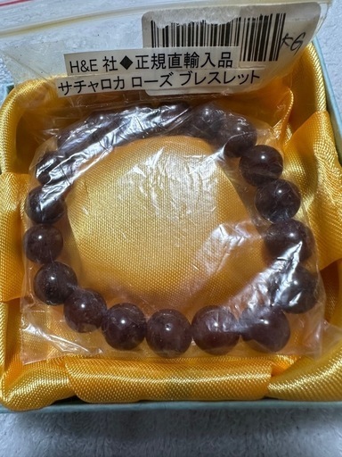 サチャロカローズブレスレット10mm H&E社正規輸入品