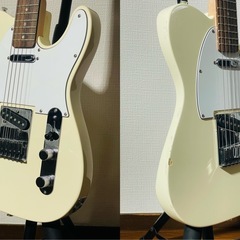 Fender Squier テレキャスター オフホワイトの画像