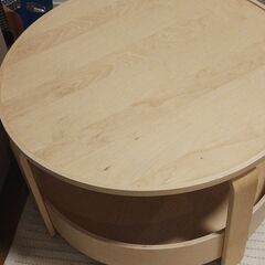 イケア　丸テーブル　ボルゲビー