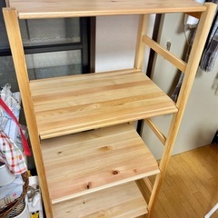 無印良品パイン材ユニットシェルフ 中
