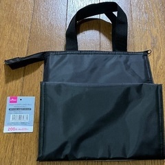 ポケット付　マチ広ランチバッグの画像