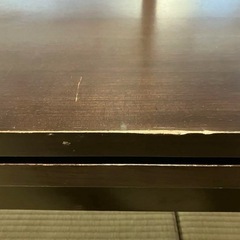 Actus ALCHEMY エクステンションリビングテーブル マホガニーの画像