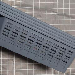 【引渡し者決定】DAISO/ダイソー 積み重ねできる収納バスケット 4個セット 40×29×13cm グレー ポリプロピレン  の画像