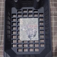 【引渡し者決定】DAISO/ダイソー 積み重ねできる収納バスケット 4個セット 40×29×13cm グレー ポリプロピレン  の画像