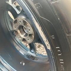 【引渡決定】TE37 Ultra マットブルーガンメタ　４本　 19インチ　NEOVA、クロモリ貫通ナット20本付きの画像