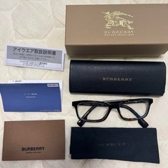 バーバリー　Burberry メガネ　スクエア　ベッコウ