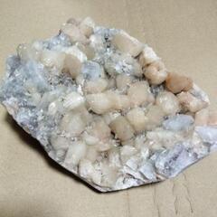 BIG-2kg♢20cm♢アポフィライト＆スティルバイト♢水晶共...