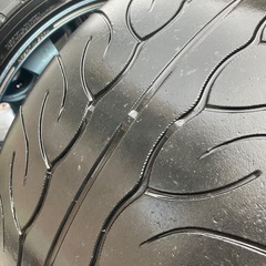 【引渡決定】TE37 Ultra マットブルーガンメタ　４本　 19インチ　NEOVA、クロモリ貫通ナット20本付きの画像