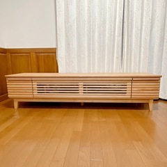 木製　ナチュラル　180　テレビボード　収納　の画像